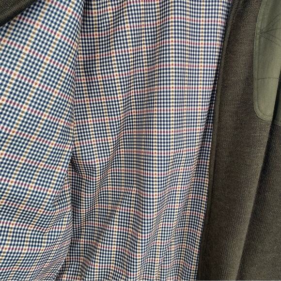 ORVIS Shooting Jacket Bomber Hunting Chore Mens 100% Wool Full Zip Green XL - Picture 6 of 10